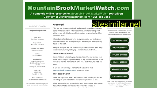 mountainbrookmarketwatch.com alternative sites