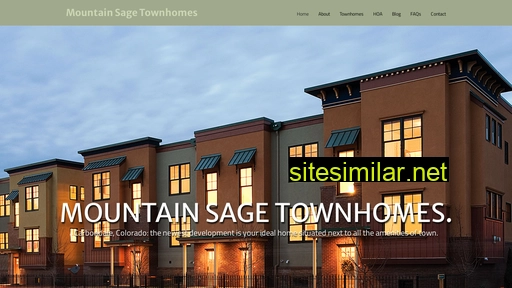 mountainsagetownhomes.com alternative sites
