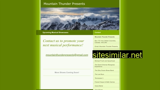 mountainthunderpresents.com alternative sites