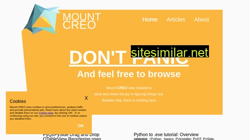 mountcreo.com alternative sites