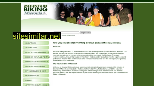 mountainbikingmissoula.com alternative sites
