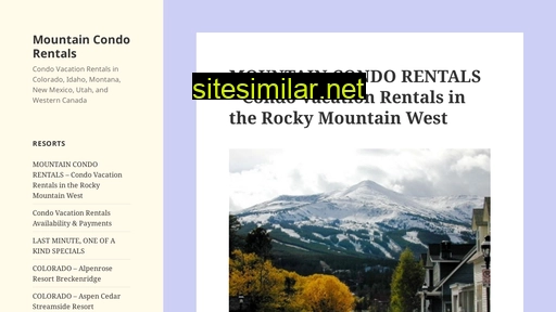 mountaincondorentals.com alternative sites