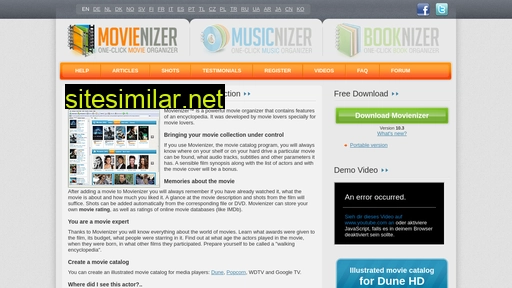 movienizer.com alternative sites