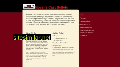 moyerscastbullets.com alternative sites