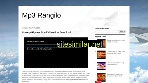 mp3rangilo.blogspot.com alternative sites