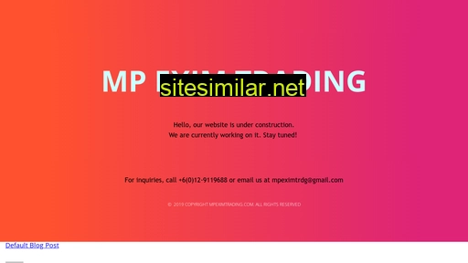 mpeximtrading.com alternative sites