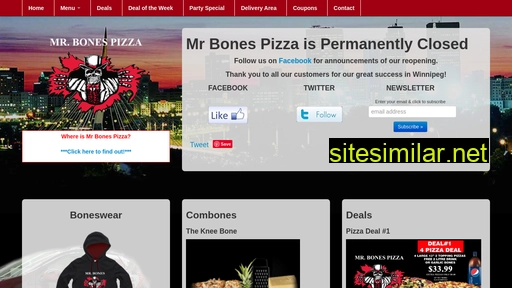 mrbonespizza.com alternative sites