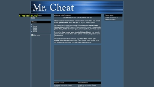 mrcheat.com alternative sites