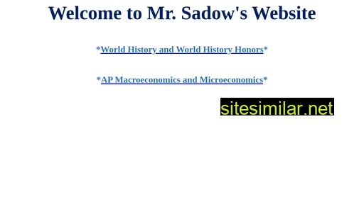 mrsadow.com alternative sites
