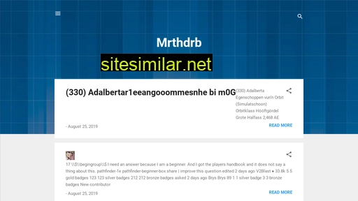 mrthdrb.blogspot.com alternative sites