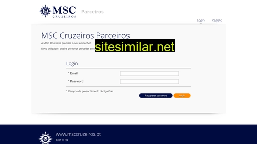 msccruzeirosparceiros.com alternative sites