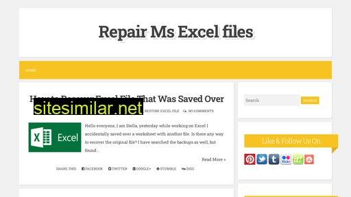 msexcelrepair.blogspot.com alternative sites