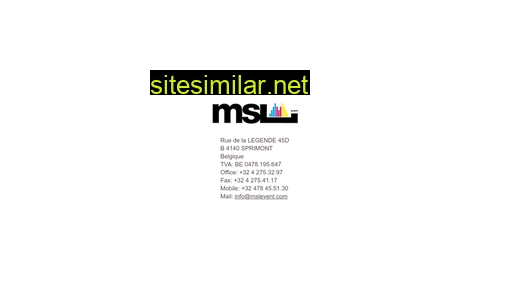 mslevent.com alternative sites