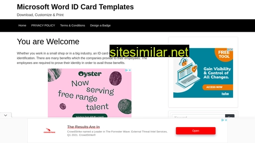Mswordidcards similar sites