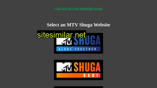 Mtvshuga similar sites