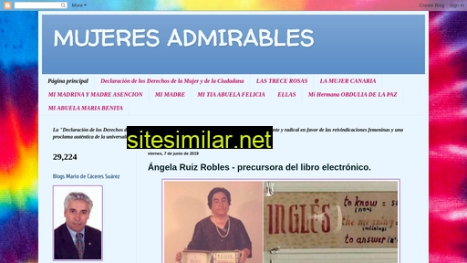mujeres-admirables.blogspot.com alternative sites