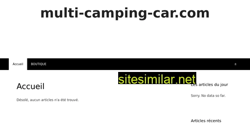 Multi-camping-car similar sites