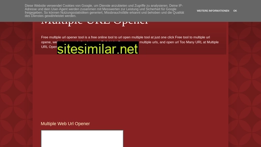 Multiple-urls-opener similar sites