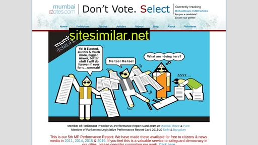 Mumbaivotes similar sites
