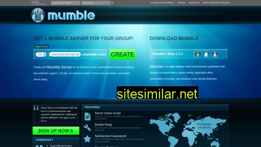 Mumble similar sites
