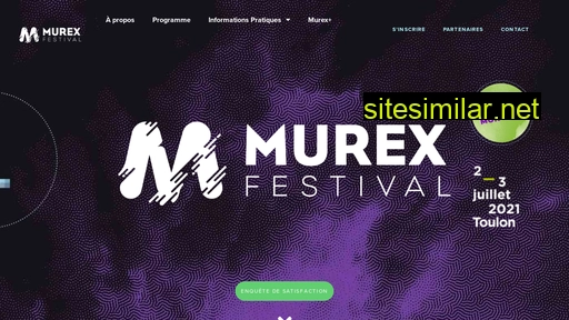 murex-festival.com alternative sites