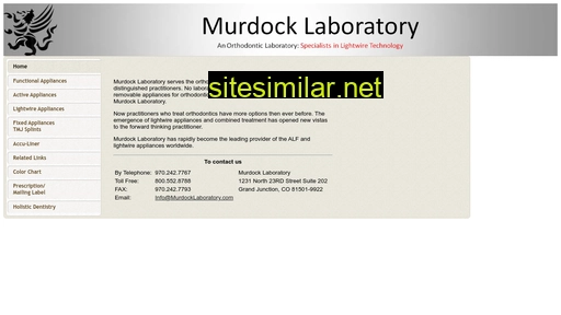 murdocklaboratory.com alternative sites