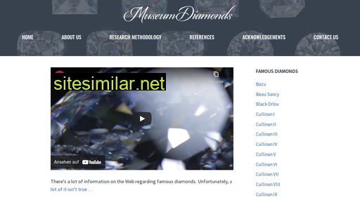museumdiamonds.com alternative sites