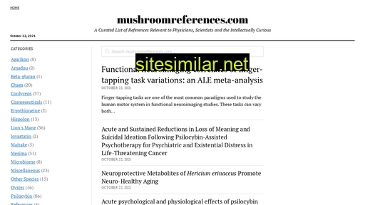 mushroomreferences.com alternative sites
