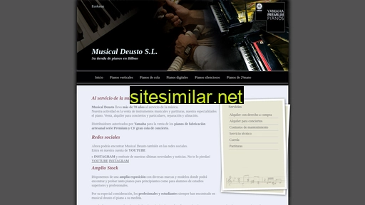 musicaldeusto.com alternative sites