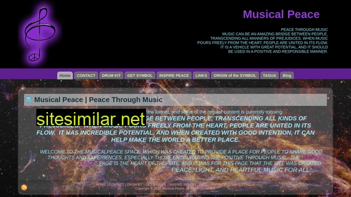 musicalpeace.com alternative sites