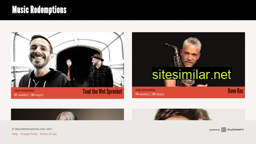 musicredemptions.com alternative sites