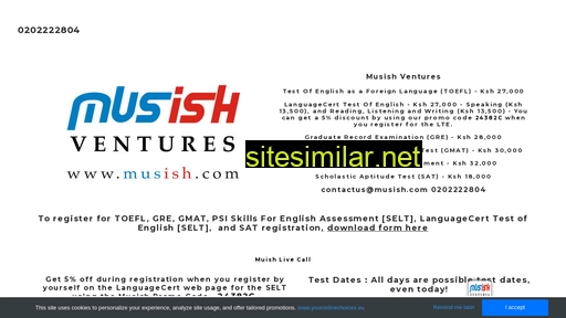 musish.com alternative sites