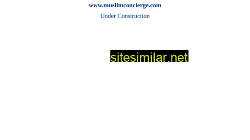 muslimconcierge.com alternative sites
