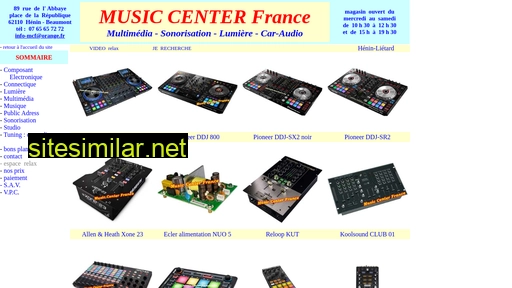 Music-center-france similar sites