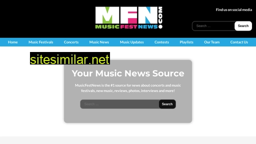 musicfestnews.com alternative sites
