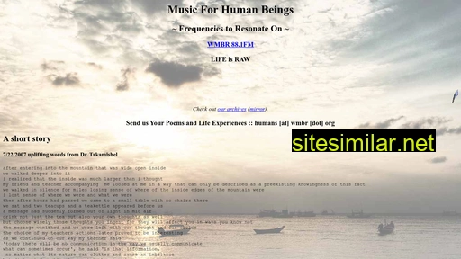Musicforhumanbeings similar sites
