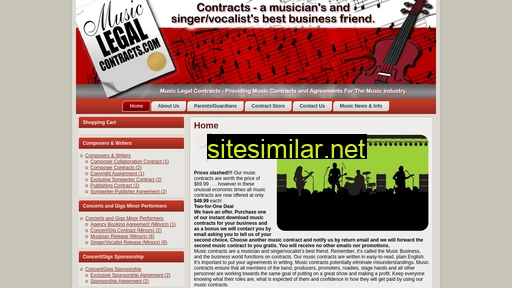 Musiclegalcontracts similar sites