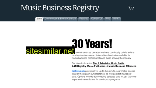 musicregistry.com alternative sites