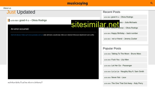 musicsaying.com alternative sites