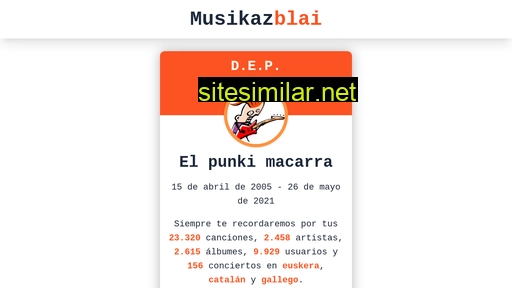 Musikazblai similar sites