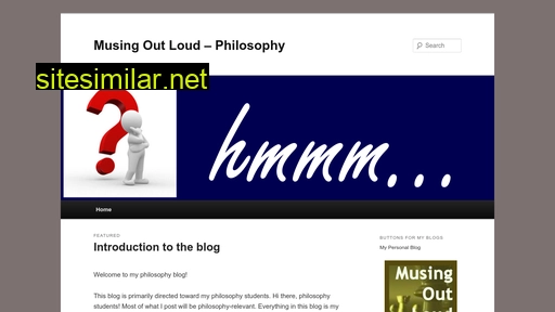 musingoutloud-philosophy.com alternative sites