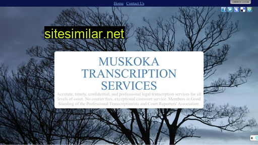 Muskokatranscripts similar sites