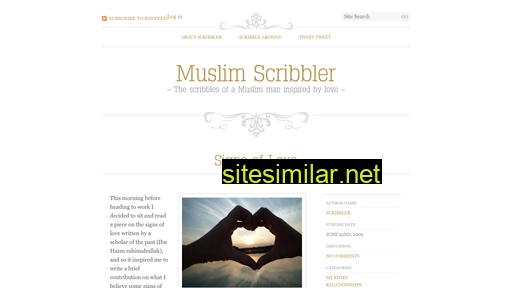 muslimscribbler.com alternative sites