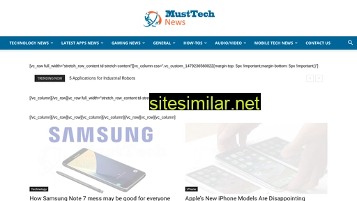 musttechnews.com alternative sites