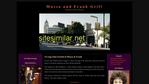 mussoandfrankgrill.com alternative sites