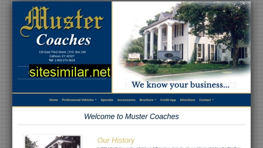 mustercoaches.com alternative sites