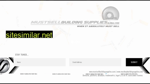 mustsellbuildingsupplies.com alternative sites