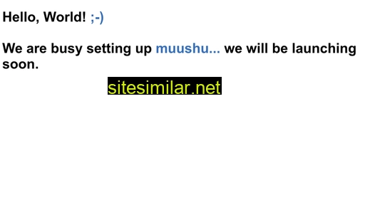 Muushu similar sites