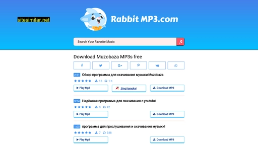 muzobaza.rabbitmp3s.com alternative sites