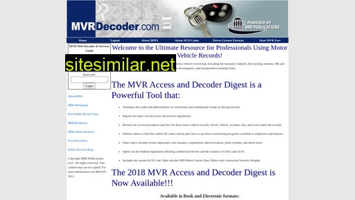 mvrdecoder.com alternative sites
